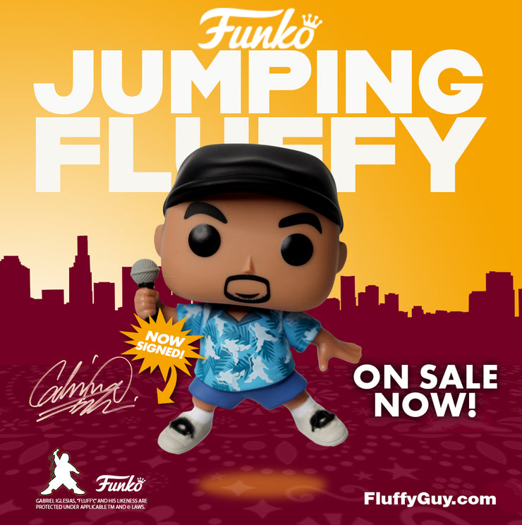 Signed Jumping Fluffy Funko