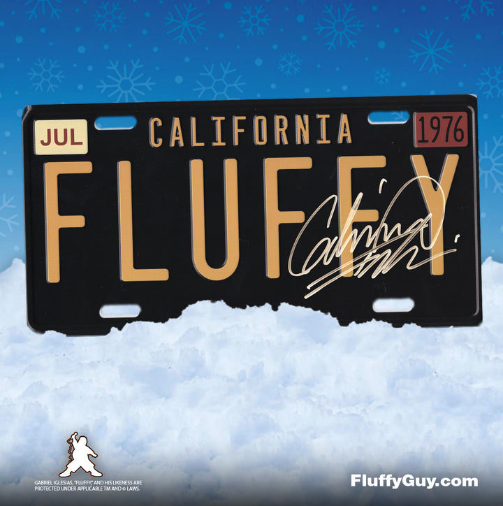 Signed Fluffy California Plate