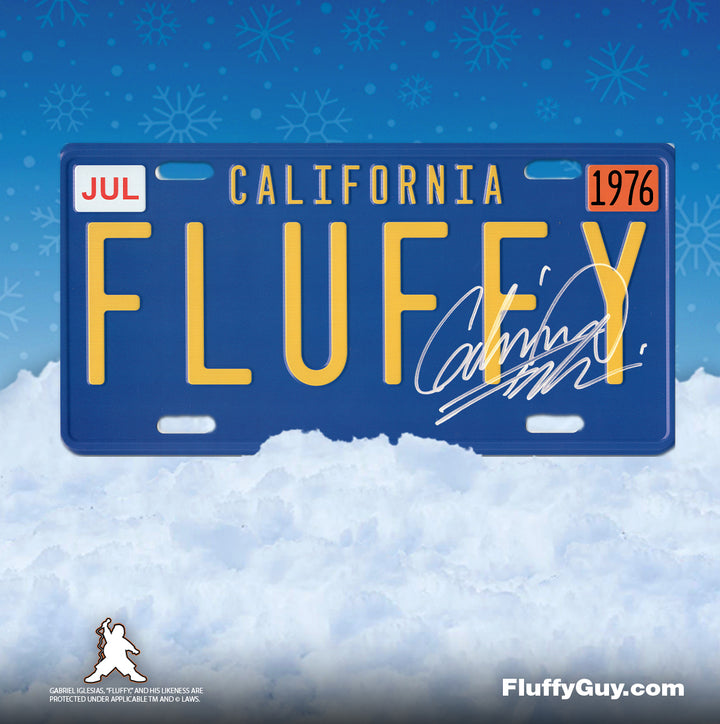 Signed Fluffy California Plate