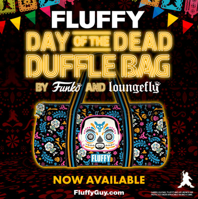 Fluffy Day of the Dead Duffle Bag by Funko & Loungefly