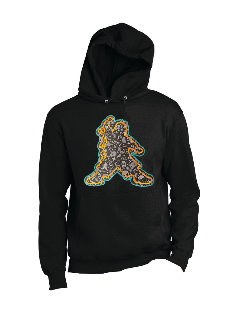 Embroidered Fluffy Logo Hoodie (Green/Gold) – fluffyexclusive